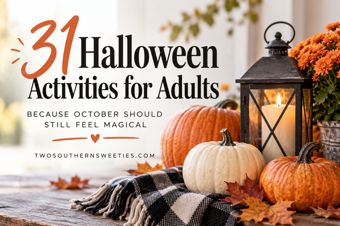 31 Halloween activities for adults including cozy, nostalgic and fun October ideas